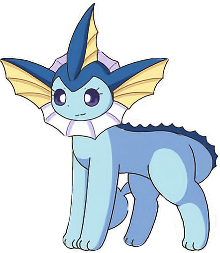 vaporeon eeveelutionsquad sticker by @lentejuelasuwu