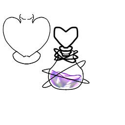 oldart imade potion potions createyourown galaxy blue purple pink galaxypotion live lovepotion heart heartpotion gacha gachalife gachaclub accesories