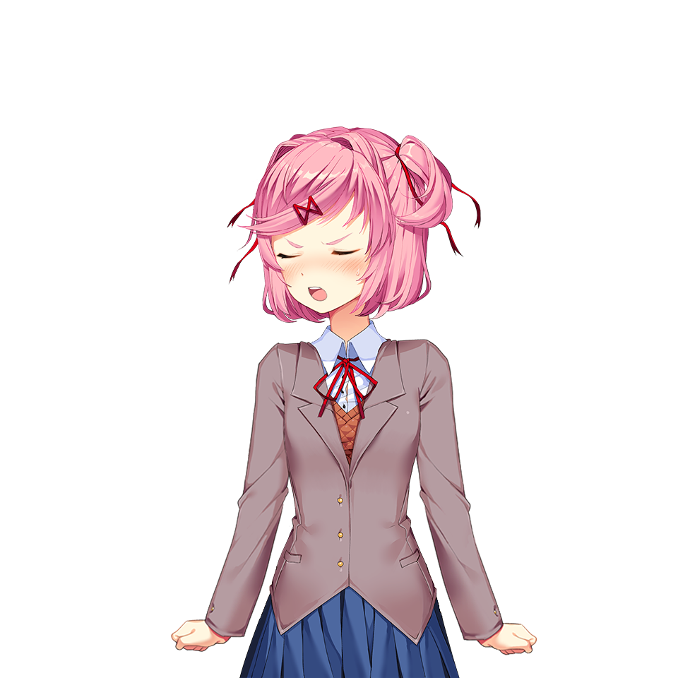 Ddlc Natsuki Sticker Ddlc Natsuki Descobrir E Compartilhar Gifs The The Best Porn Website