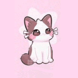 michi cat popop gato cute fashion rosa roses estrellas lindo kawaii freetoedit