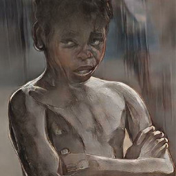 boy rain raindrops blackboy africanamericanboy freetoedit rccartooneffectreplay cartooneffectreplay