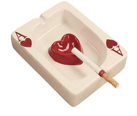 freetoedit heart lovecore ashtray cigarette