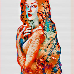 artisticportrait beautifulgirl doubleexposure remix myedit undefined colorful freetoedit