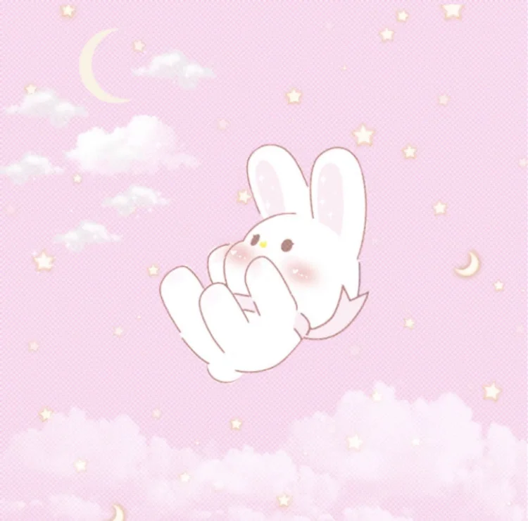 bunny falling from the stars