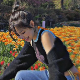 jennie bp blackpink fotoedit realpeople idol idk summer follow flowers garden freetoedit