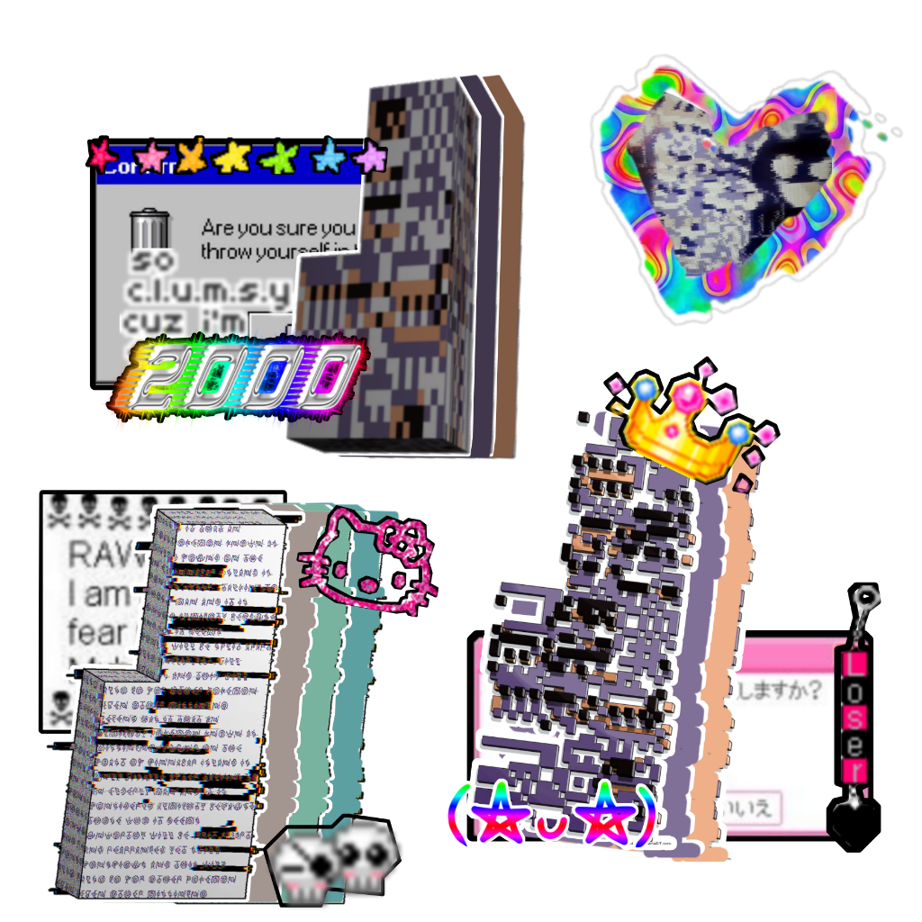 missingno fnflullaby fnf sticker by @hisofiathatonefnffan