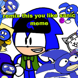 freetoedit sanic meme remixitplease