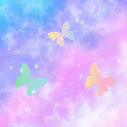 beauty galaxy sky colorpastel colores butterfly mariposa colors freetoedit