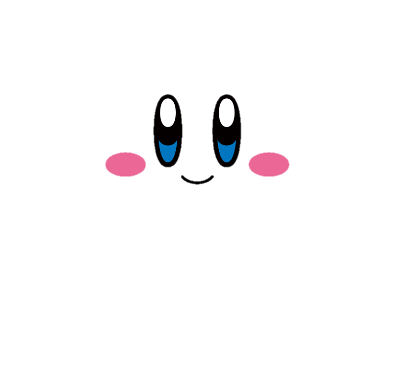 kirby face eyes freetoedit #kirby sticker by @itsmezy28