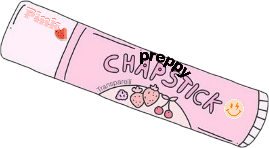 preppy chapstick sticker freetoedit sticker by @preppy_rp