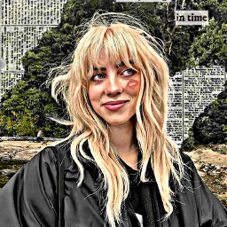 freetoedit art aesthetic edit category cute celebrity picsart tags stickers billieeilish complex collage song singer pop editedbyme