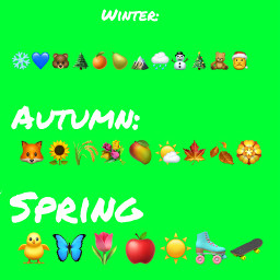 fypシ goviralplz 1d emojis freetoedit seasons summervibes wintermoodboard springtime autumnleaves