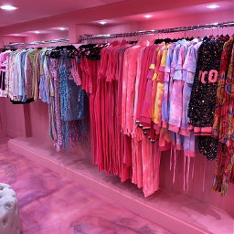 pink closet clothes glass modern led pinklight robes