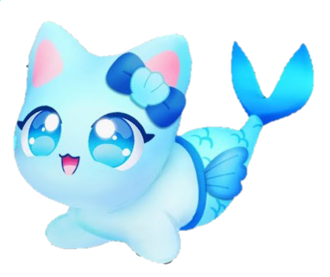 kawaiicore kawaiiblue koneko kitty sticker by @bluelemonpony