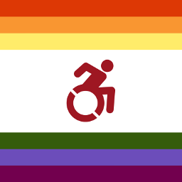 lgbt lgbtq pride disabled disability flag freetoedit
