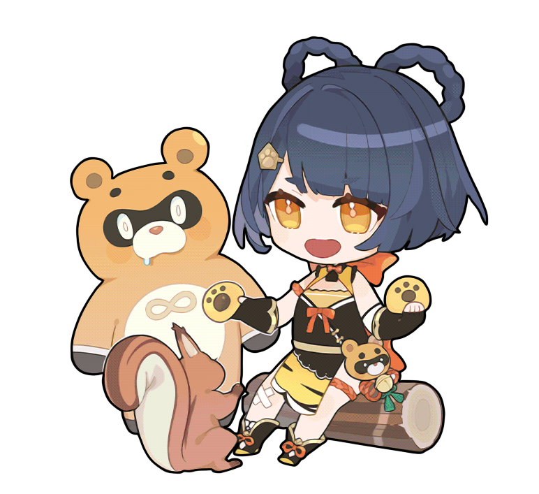 xiangling xianglinggenshinimpact guoba sticker by leonah__